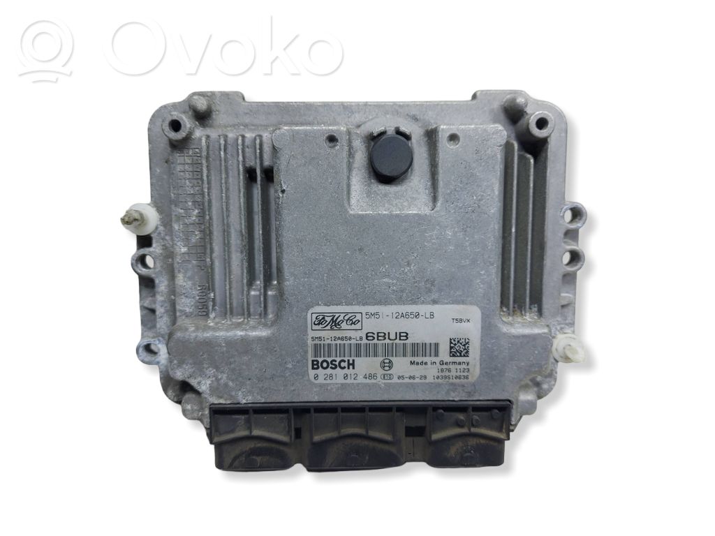 Engine control unit/module   5M5112A650LBKASAC,5M5112A650LB,5M5112A650LB,0281012486