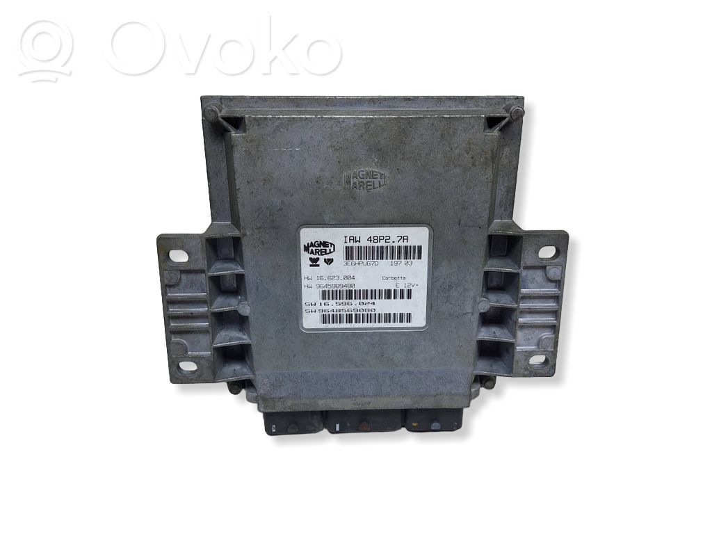 Engine control unit/module   9648569080,IAW48P27A