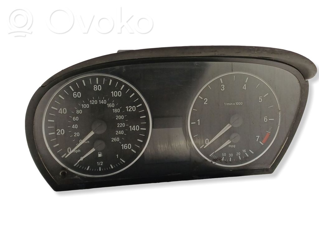 BMW 3 E90 E91 Geschwindigkeitsmesser Cockpit 