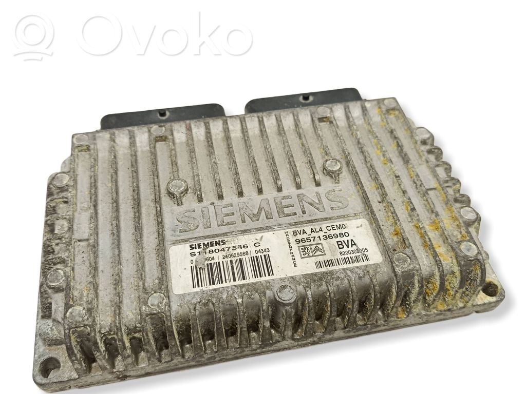 Gearbox control unit/module   9657136980,S118047546C,8200302005