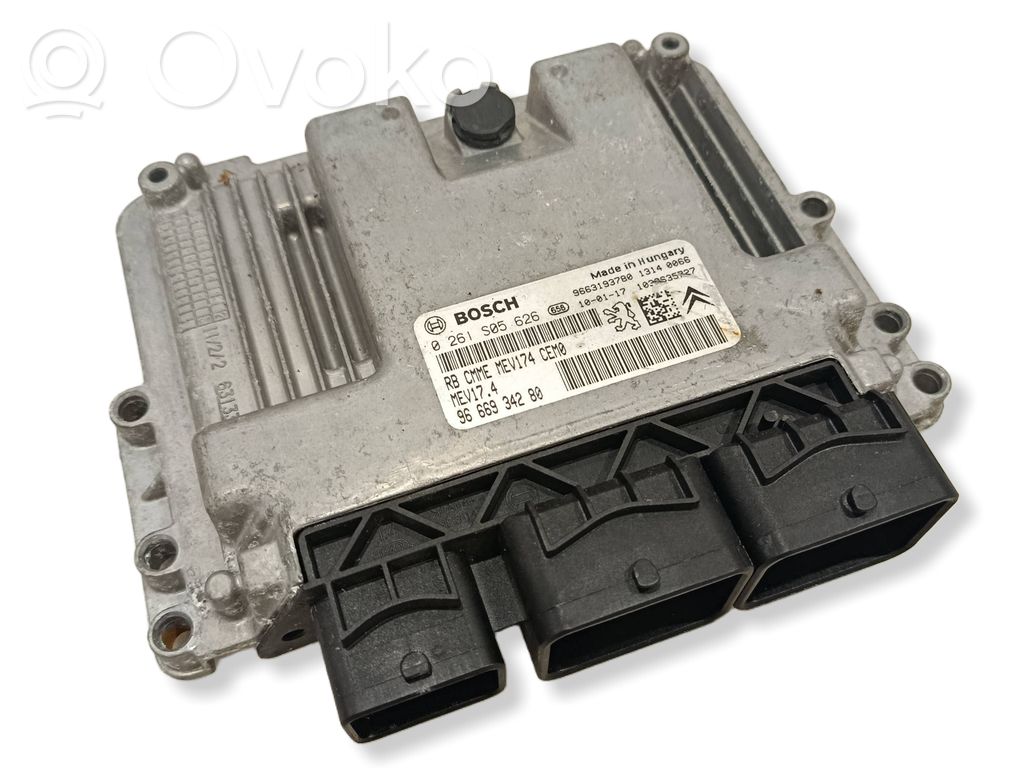Peugeot 308 Engine control unit/module 