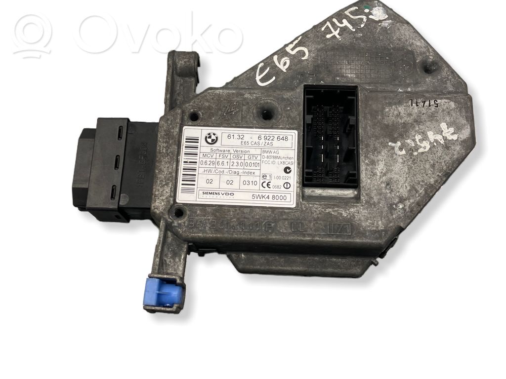 BMW 7 E65 E66 Užvedimo spynelė 