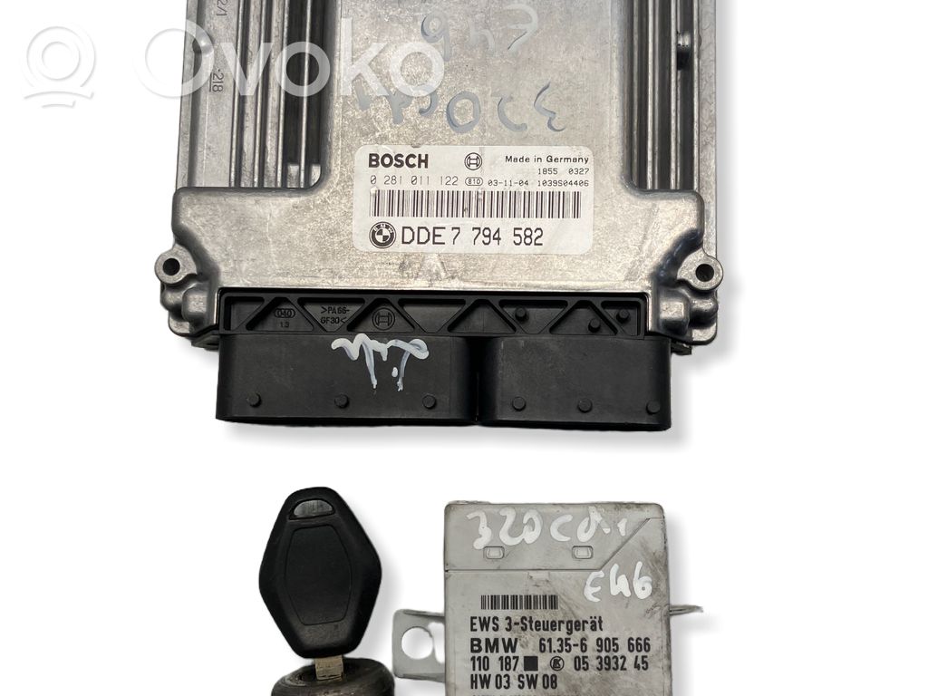 BMW 3 E46 Dzinēja vadības bloks 