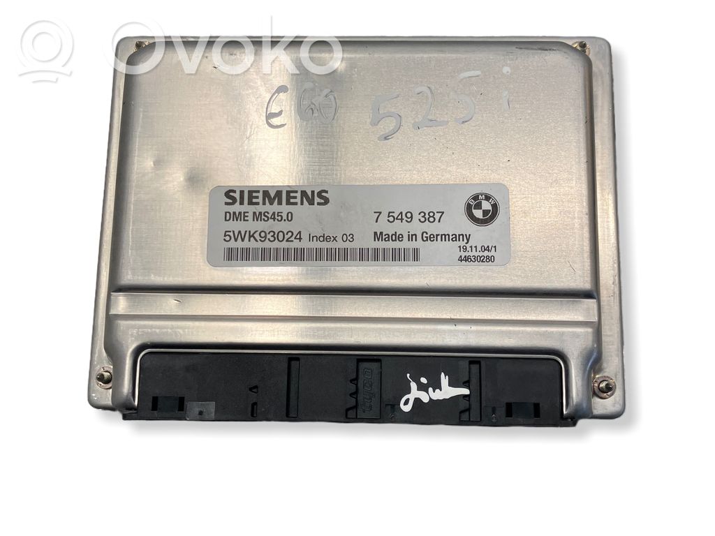 BMW 5 E60 E61 Engine control unit/module 