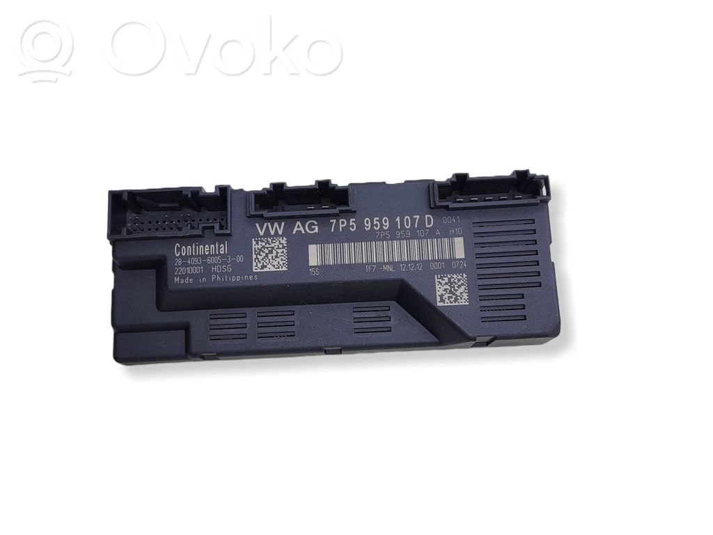 Porsche Cayenne (92A) Tailgate/trunk control unit/module 