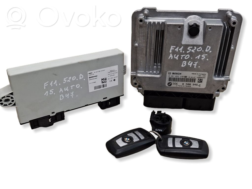 BMW 5 F10 F11 Engine ECU kit and lock set 