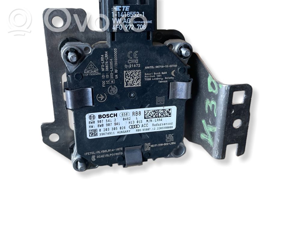 Audi A4 S4 B9 8W Sensor de radar Distronic 