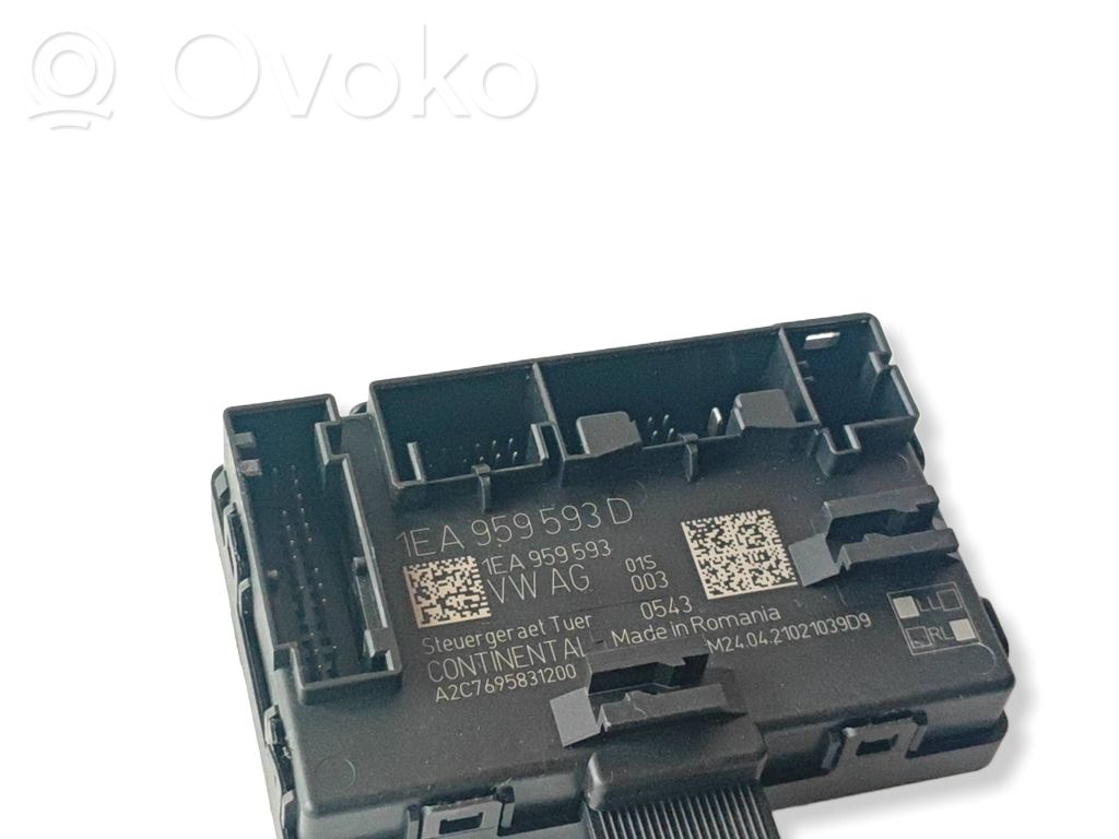 Volkswagen ID.3 Unité de commande module de porte 