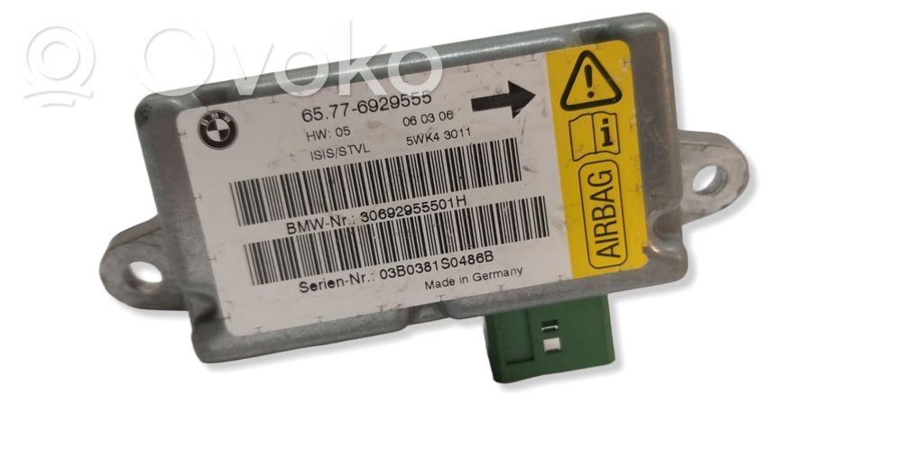 BMW 7 E65 E66 Airbagsensor Crashsensor Drucksensor 