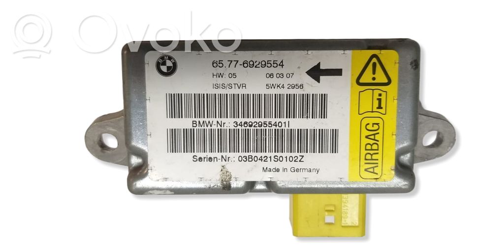 BMW 7 E65 E66 Sensor impacto/accidente para activar Airbag 