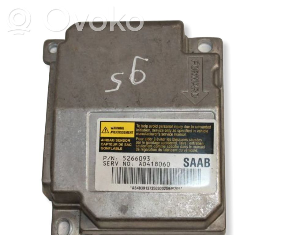 Saab 9-5 Sterownik / Moduł Airbag 