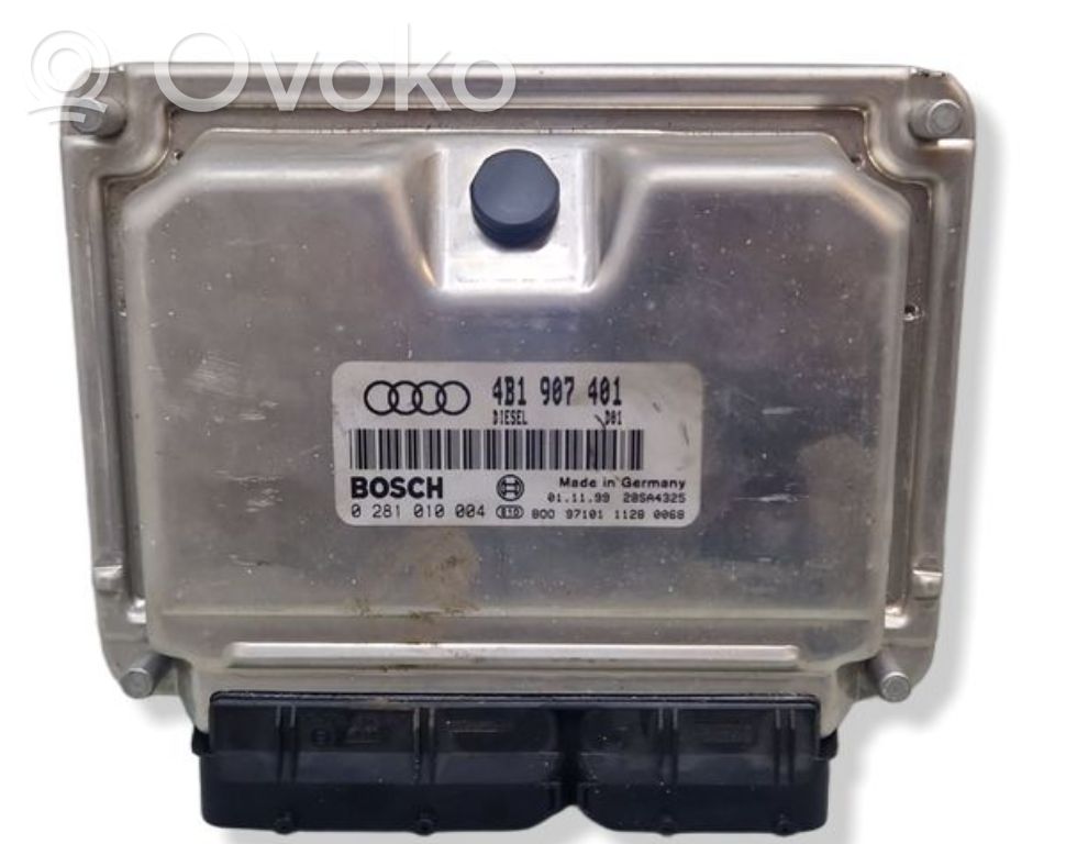 Engine control unit/module   4B1907401,0281010004