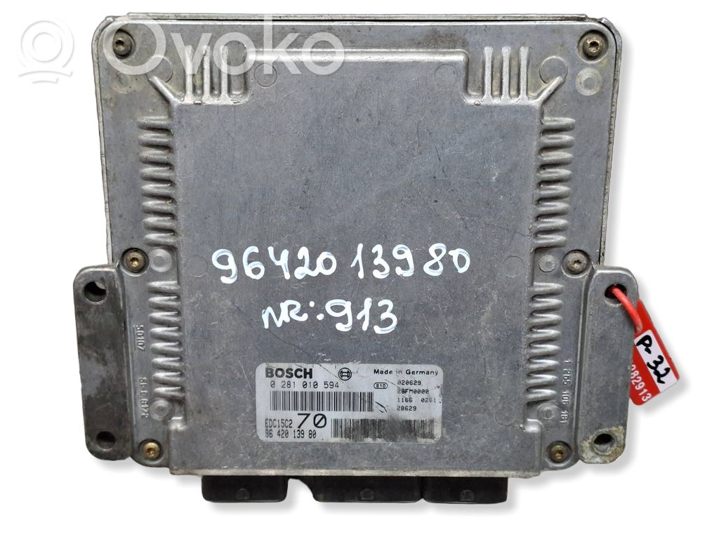 Peugeot 206 Engine control unit/module 
