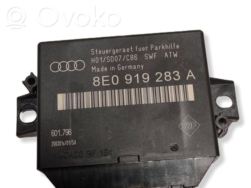 Audi A4 S4 B6 8E 8H Centralina/modulo sensori di parcheggio PDC 