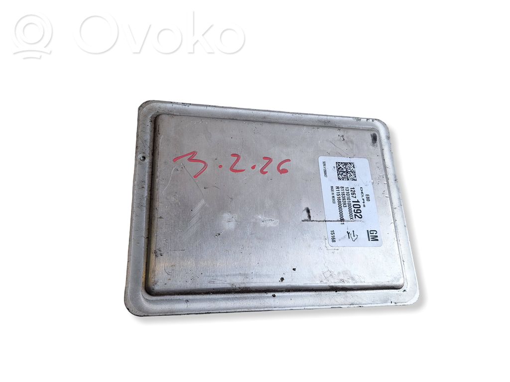 Vauxhall Astra K Engine control unit/module 