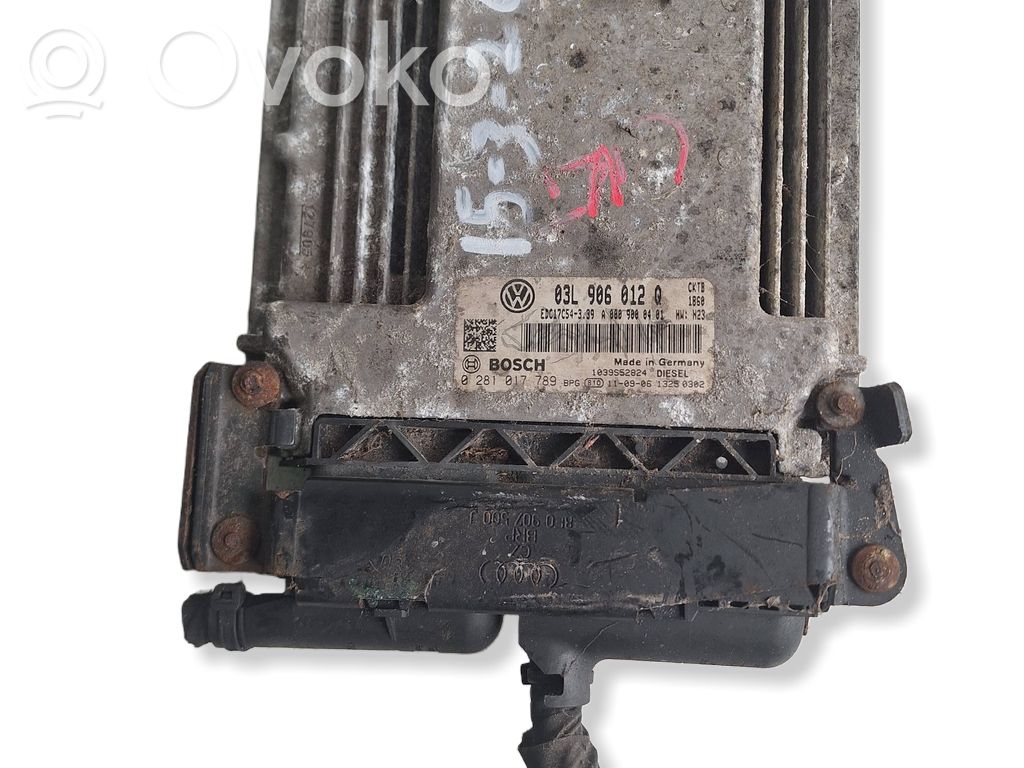 Volkswagen Crafter Engine ECU kit and lock set 