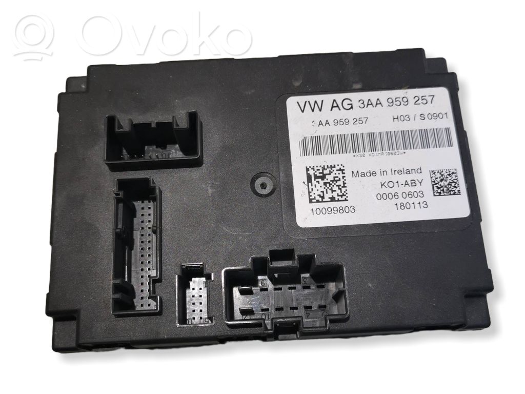 Volkswagen Golf VII Module de commande de siège 