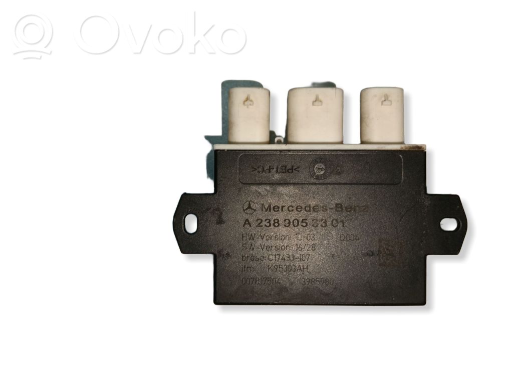 Tailgate/trunk control unit/module   A2389053301