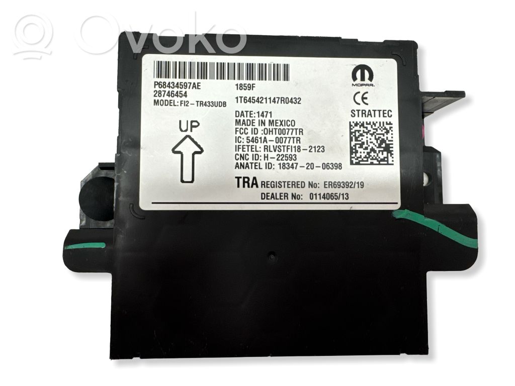 Ram 1500 DT Keyless (KESSY) go control unit/module 
