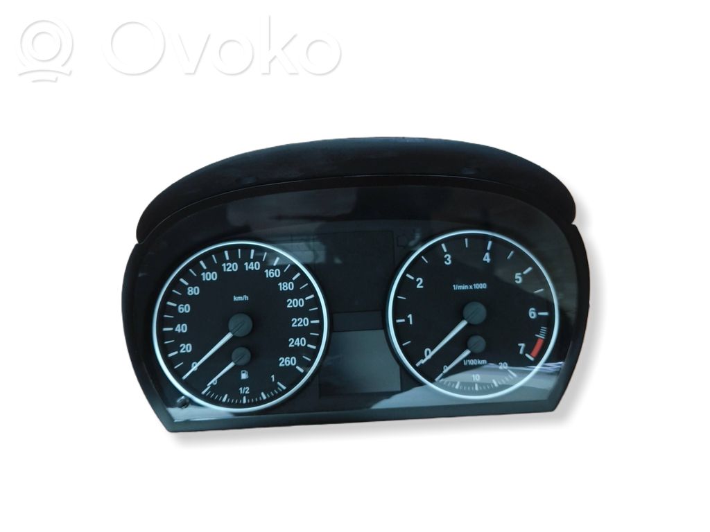 BMW 3 E90 E91 Speedometer (instrument cluster) 
