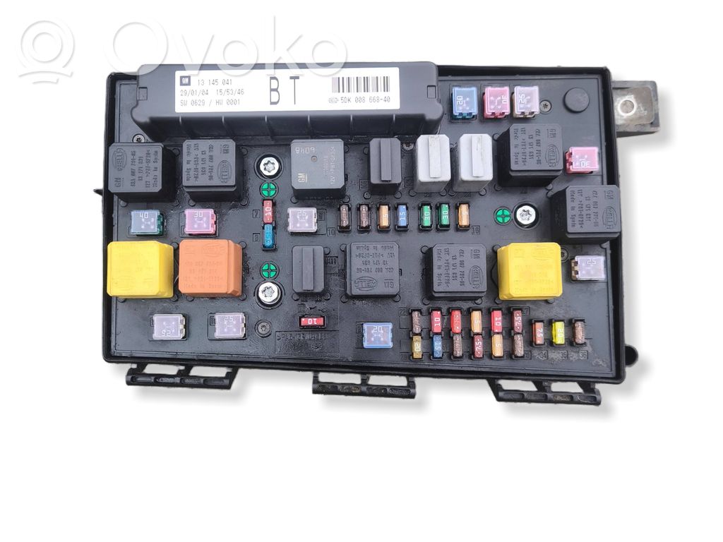 Opel Astra H Fuse box set 