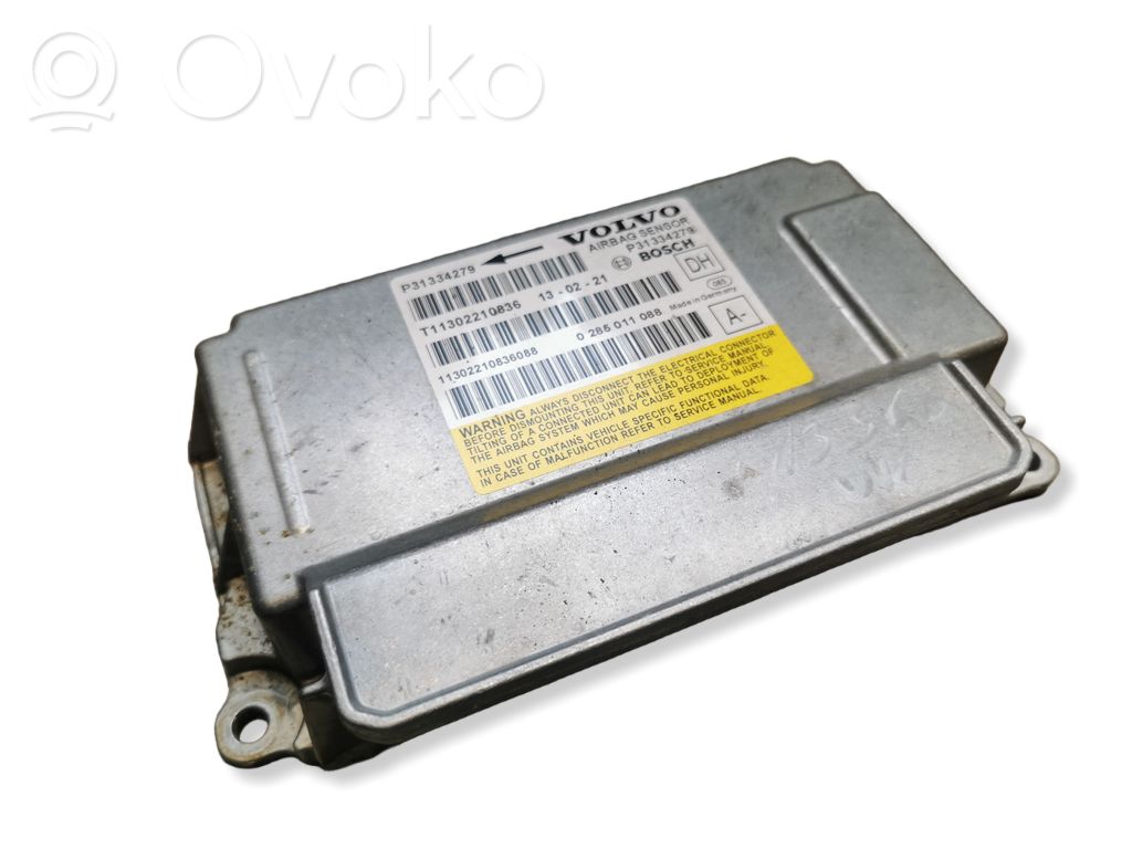 Volvo S60 Unidad de control/módulo del Airbag 