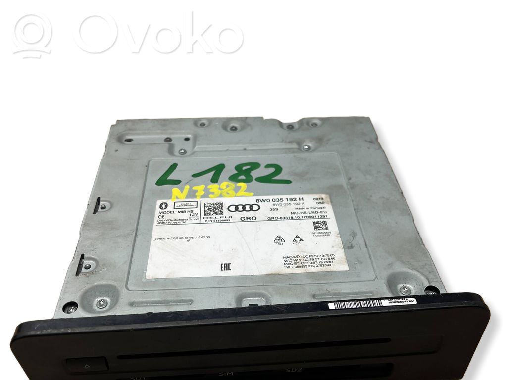 Audi A4 S4 B9 GPS navigation control unit/module 
