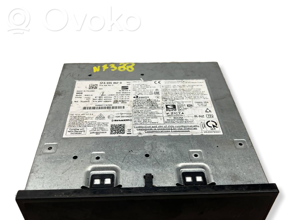 Seat Leon (5F) Radio / CD-Player / DVD-Player / Navigation 
