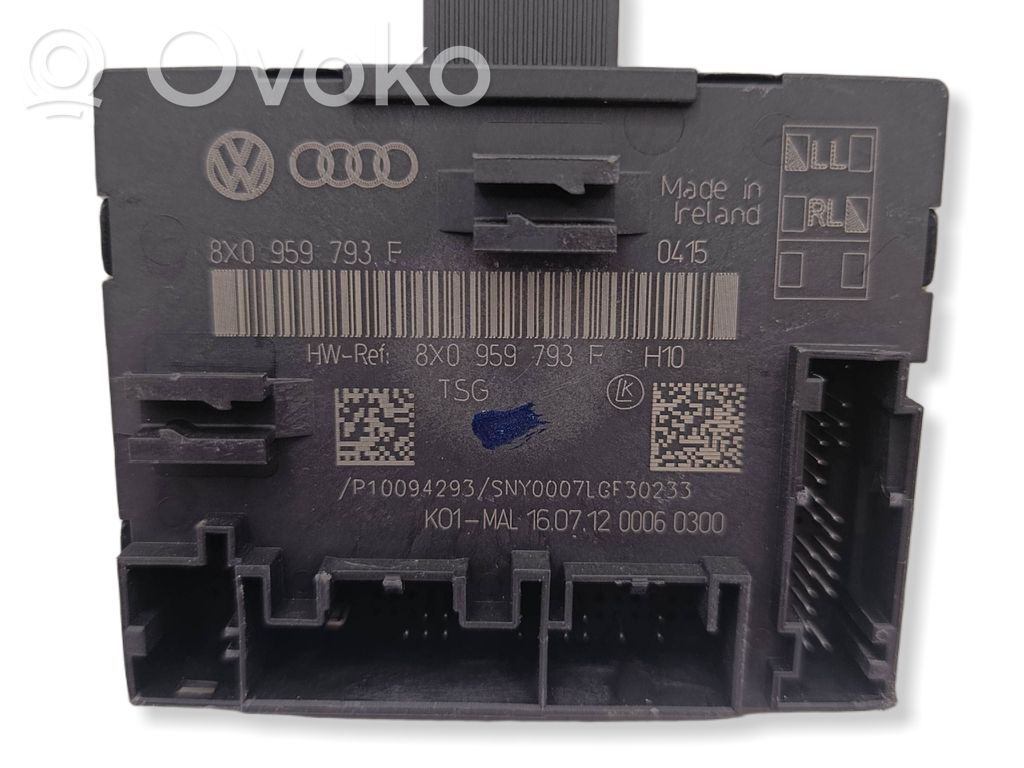 Door control unit/module   8X0959793E,8X0959793F,16071200060300