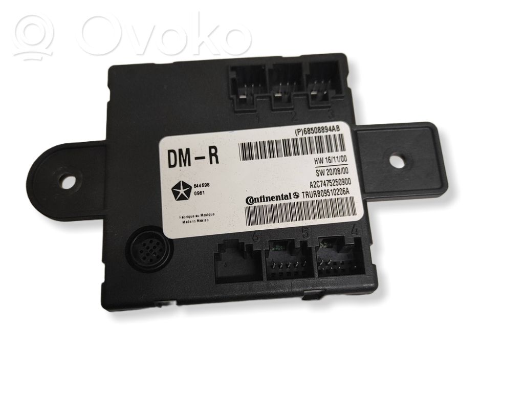 Chrysler Pacifica Sliding door control unit/module 