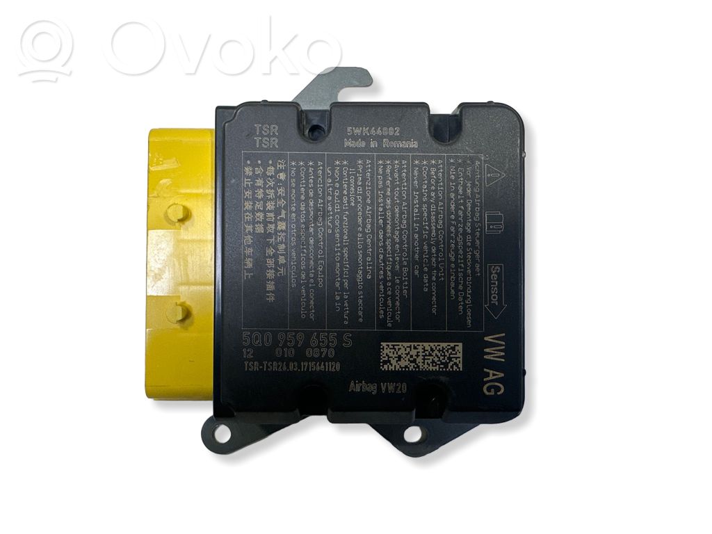 Volkswagen e-Golf Airbag control unit/module 
