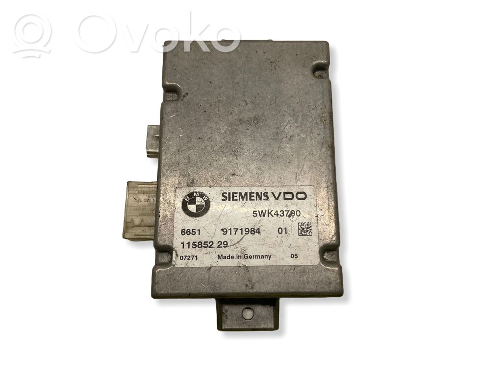 Other control units/modules   9171984,5WK43790,11585229