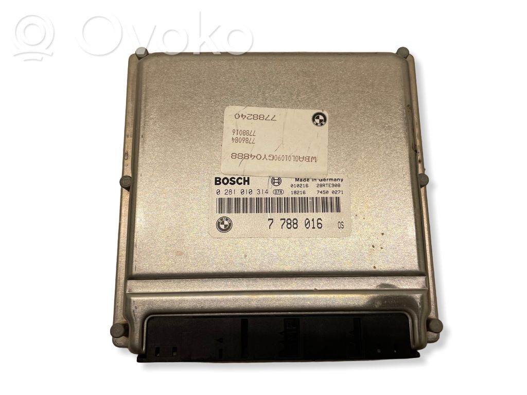 Engine control unit/module   7788016,0281010314,28RTE908