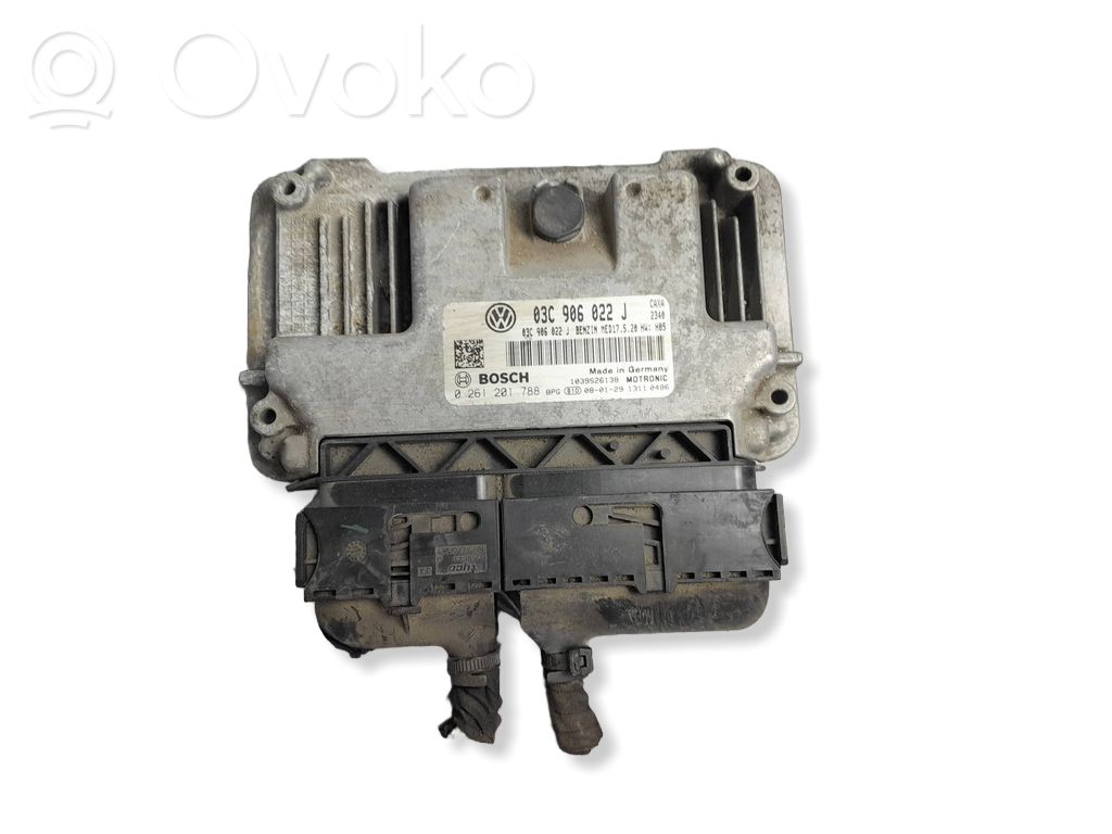 Engine control unit/module   03C906022J,03C906022,0261201788