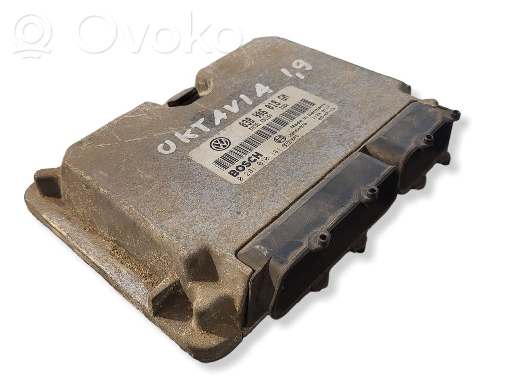 Engine control unit/module   038906018GM,28SA4070,0281010181