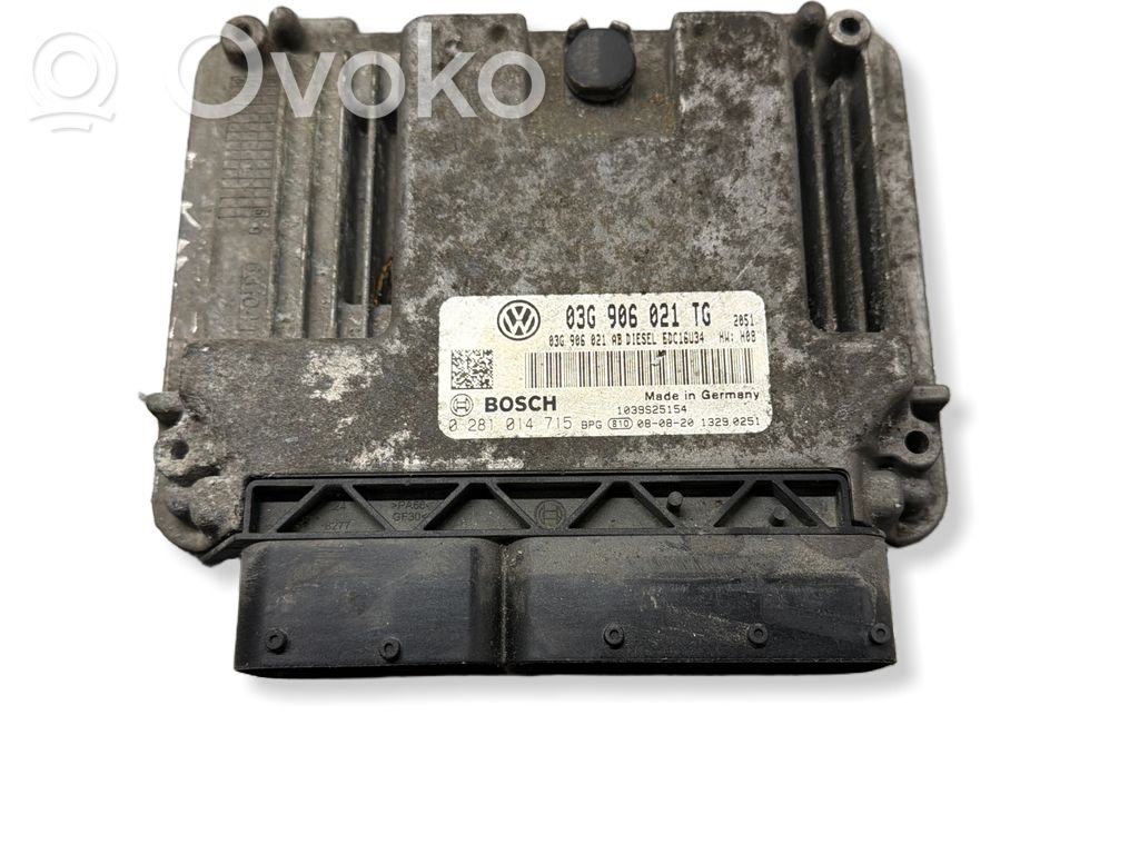 Skoda Octavia Mk2 (1Z) Sterownik / Moduł ECU 
