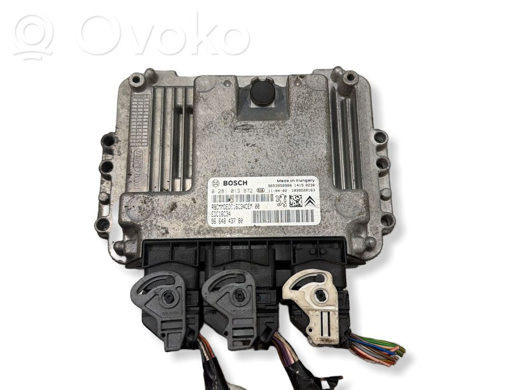 Engine control unit/module   9653958980,9664843780,0281013872