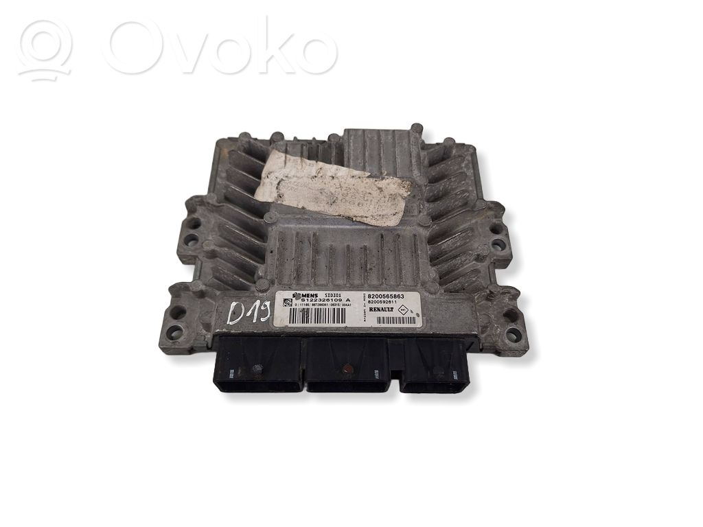 Engine control unit/module   8200565863,8200592611,S122326109