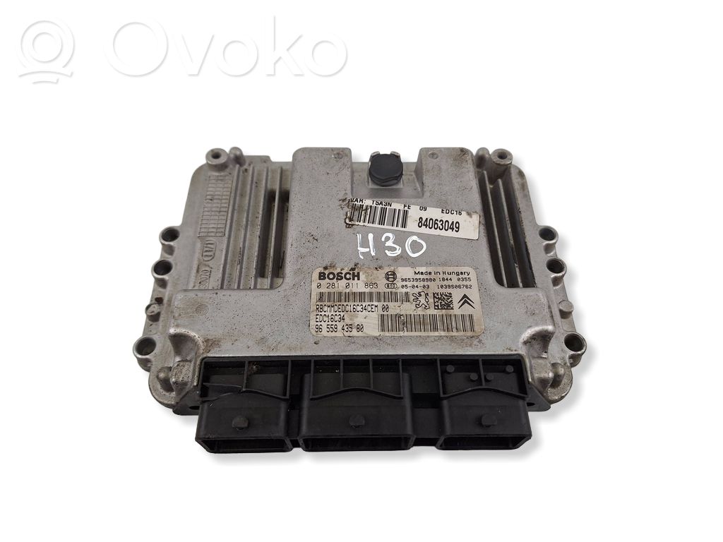 Citroen C4 I Engine control unit/module 