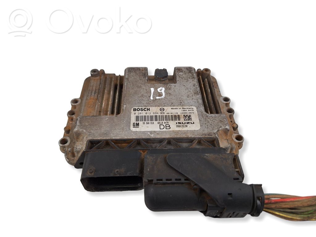 Opel Astra H Engine control unit/module 