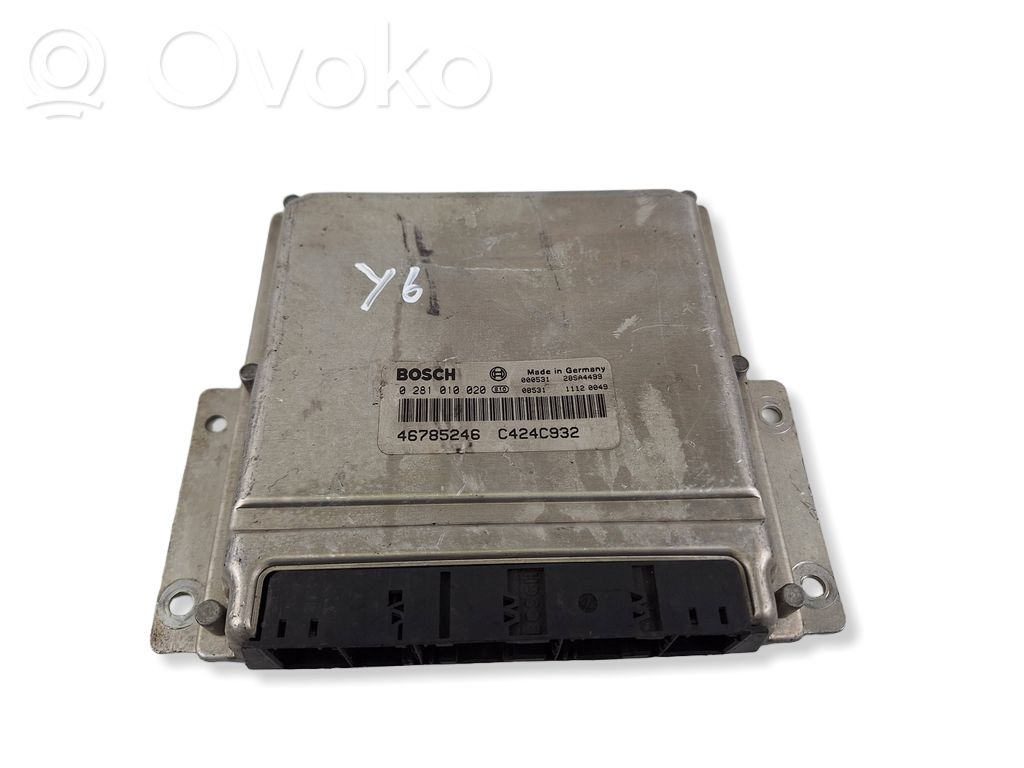 Alfa Romeo 156 Engine control unit/module 