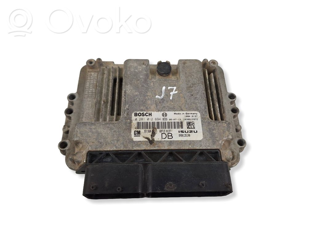 Engine control unit/module   55560810,8980135190,0281012694