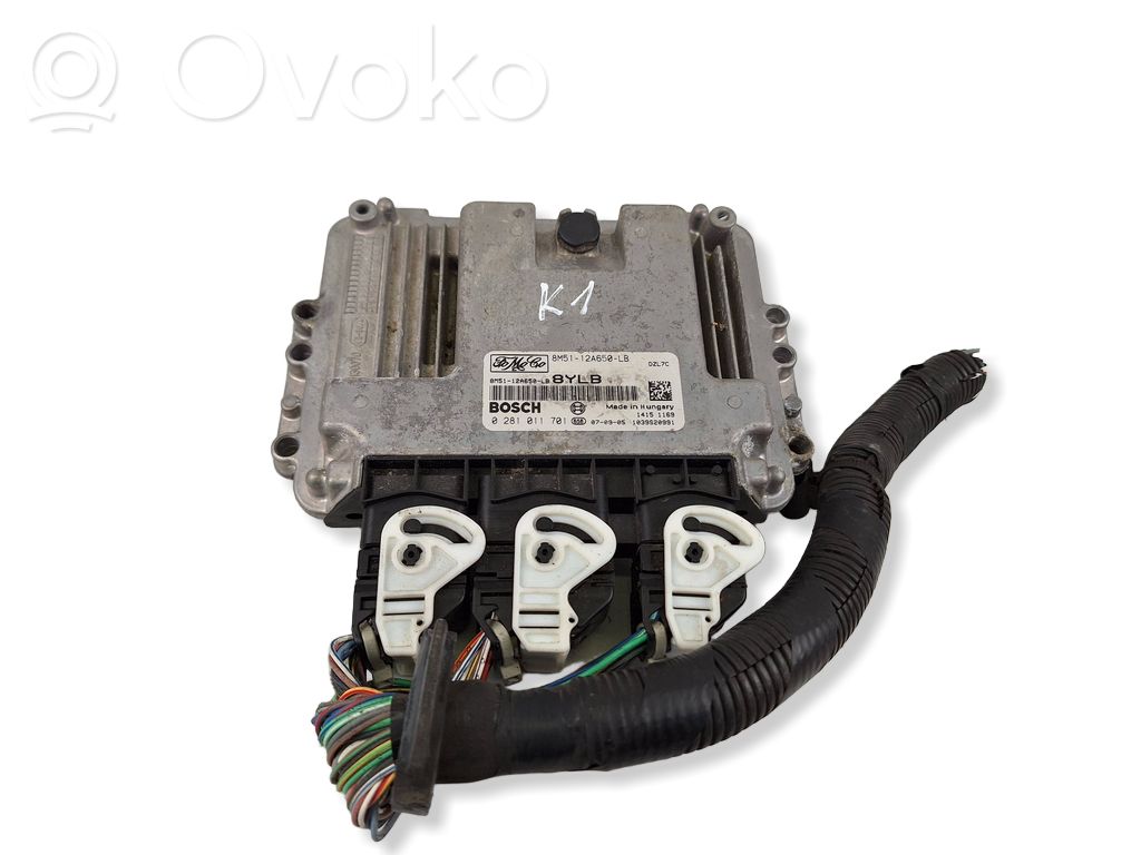 Engine control unit/module   8M5112A650LB,0281011701