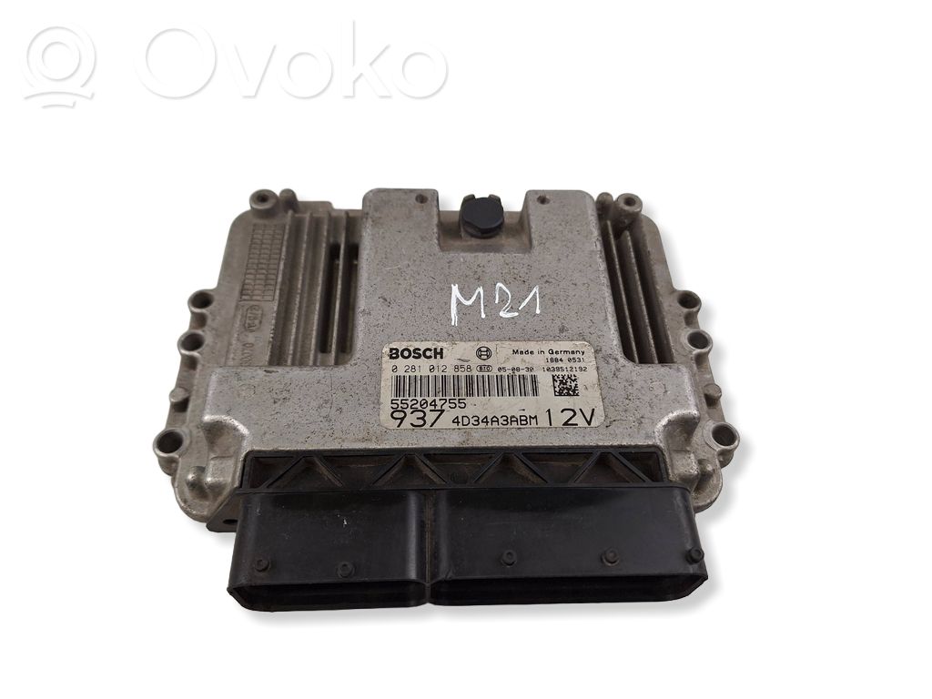 Engine control unit/module   55204755,0281012858
