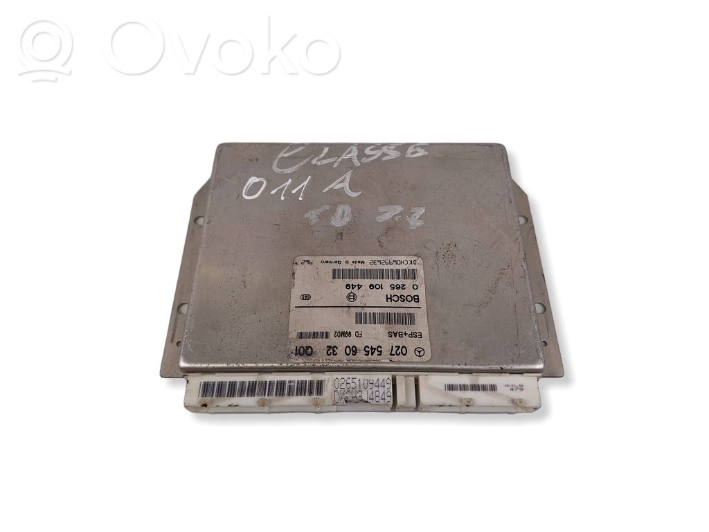 Mercedes-Benz C W203 ESP (stability system) control unit 