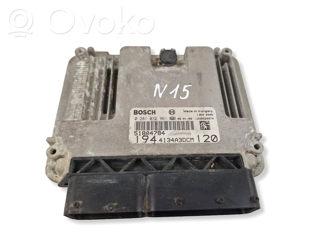 Engine control unit/module   51804784,0281012961