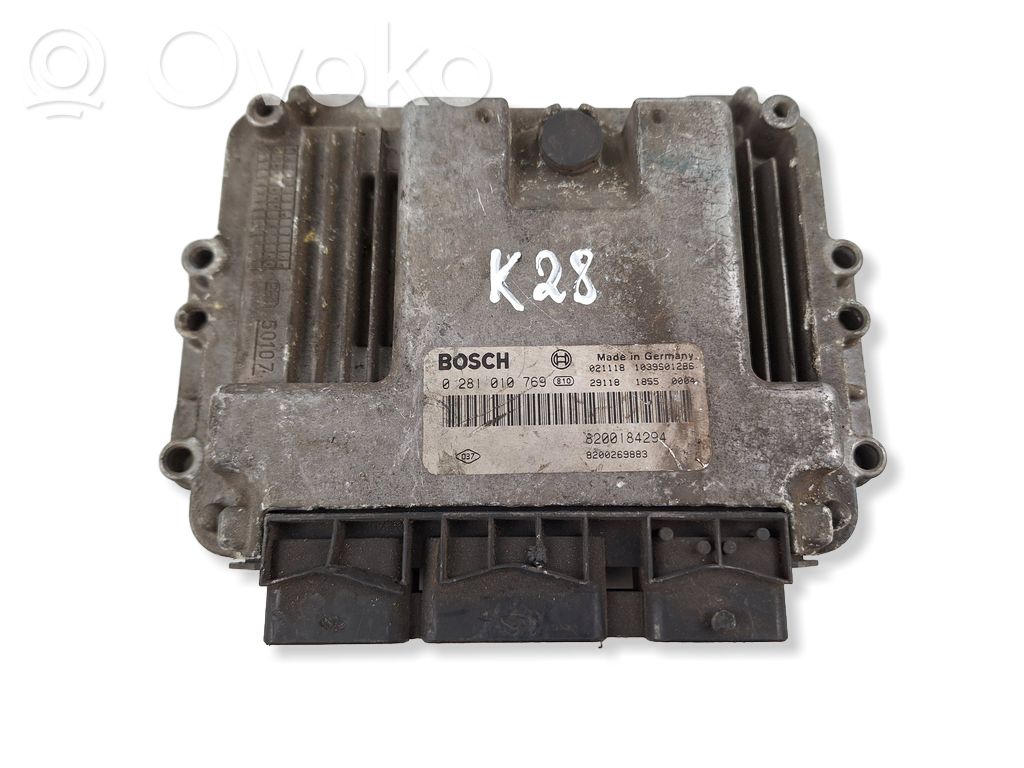 Renault Scenic II -  Grand scenic II Engine control unit/module 