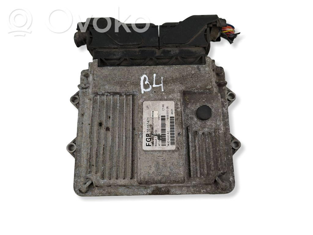 Opel Agila A Engine control unit/module 