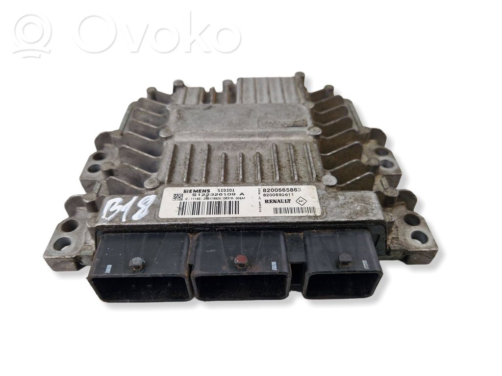 Engine control unit/module   8200565863,8200592611,S122326109A