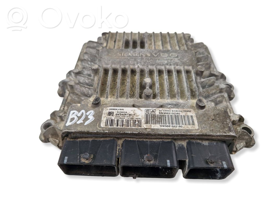 Engine control unit/module   9665100380,9661642180,5WS40615CT